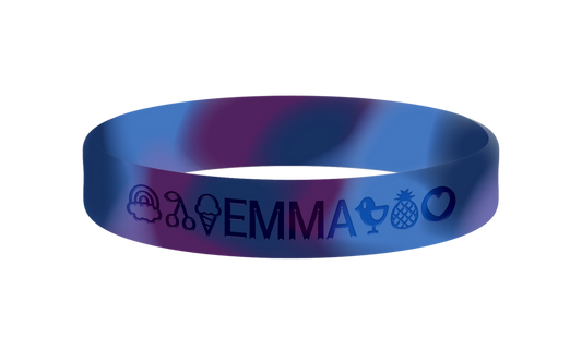 Galaxy SOS armband kind met naam en telefoonnummer