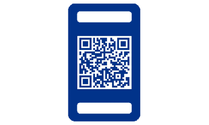 Gegraveerd aluminium naamplaatje ID4all